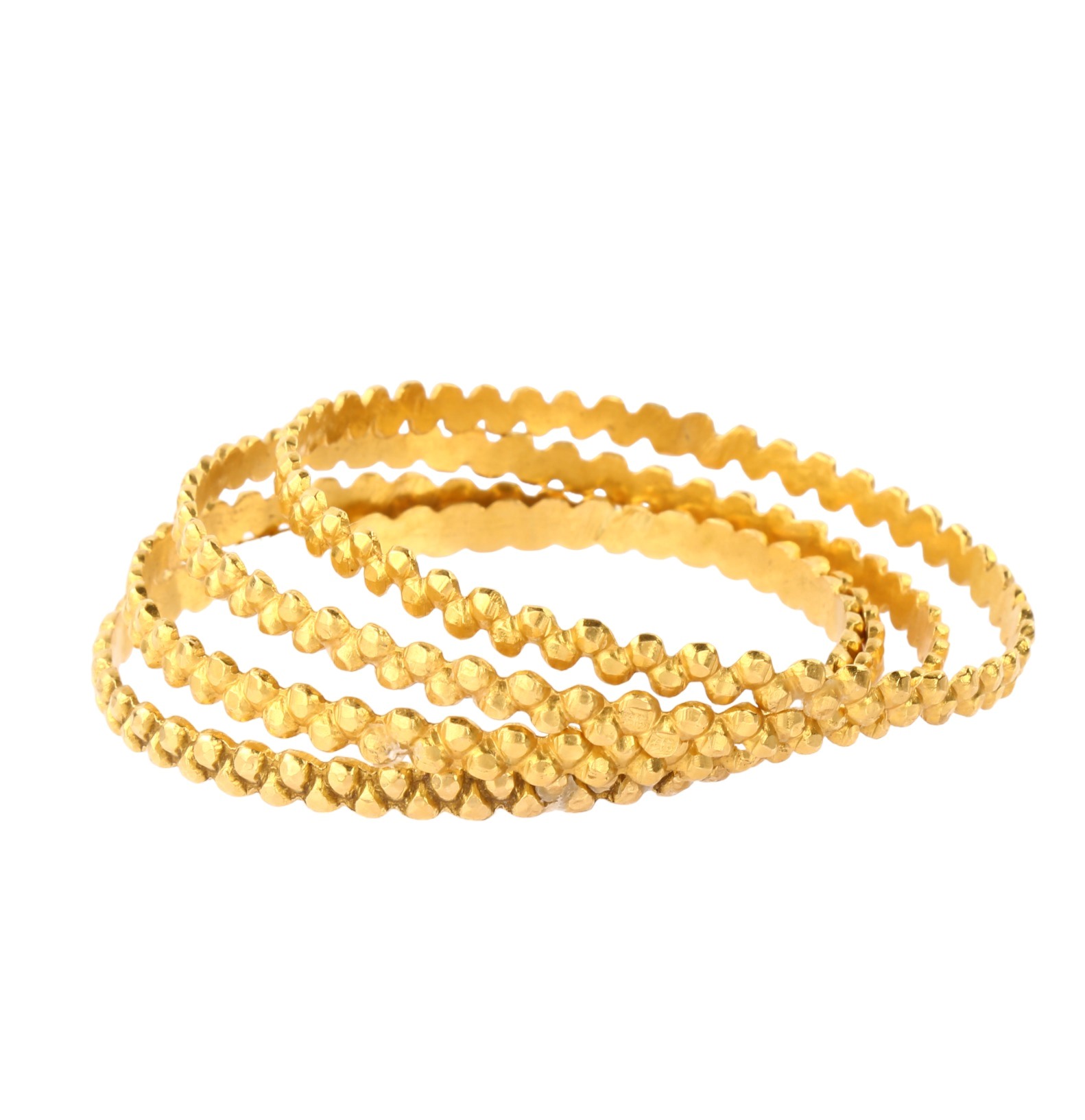 Two gold clearance bangles cost